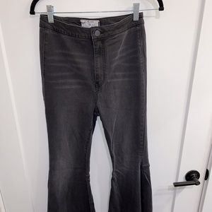 Black boot legged jeans